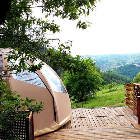 Le Mobil'Dome A Marie Hotel Cambounes Buitenkant foto