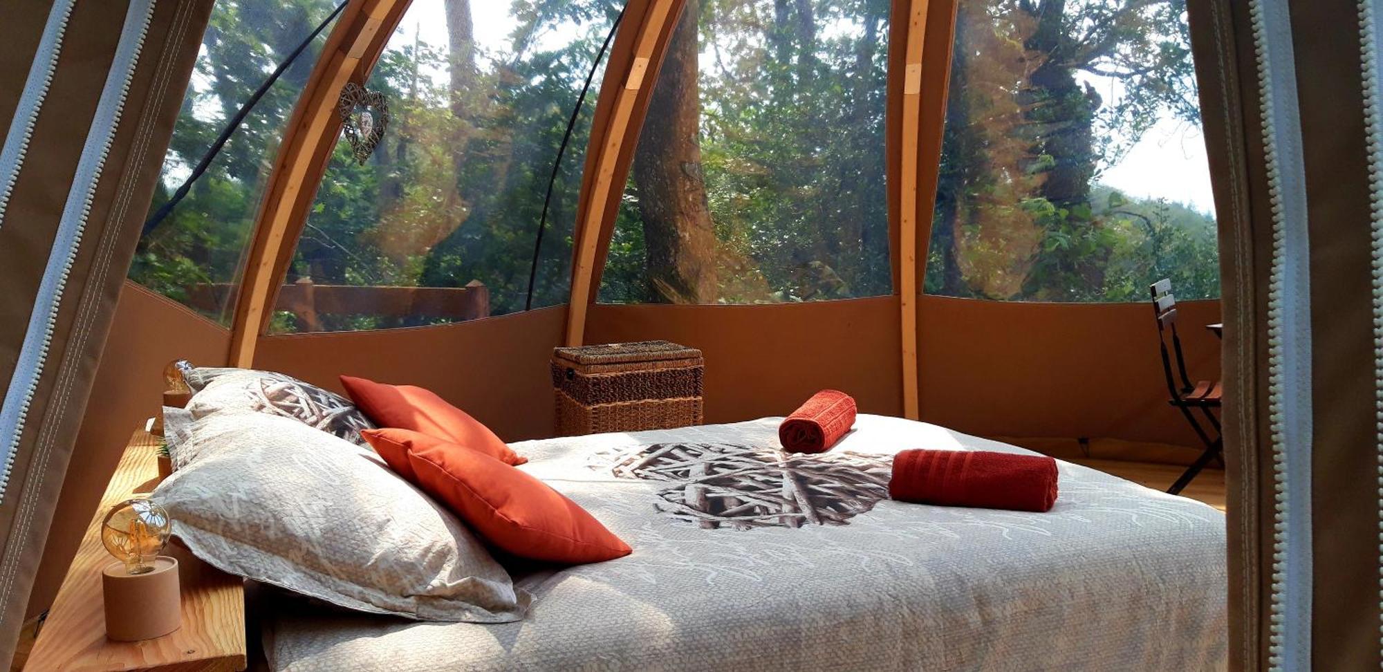 Le Mobil'Dome A Marie Hotel Cambounes Buitenkant foto