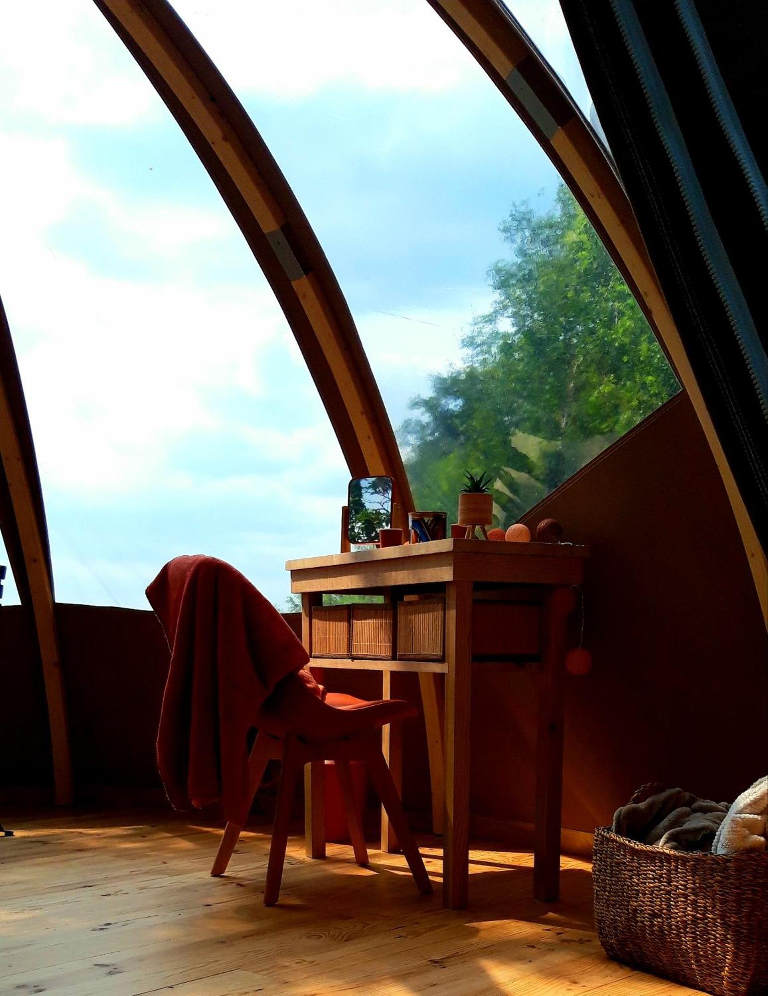 Le Mobil'Dome A Marie Hotel Cambounes Buitenkant foto