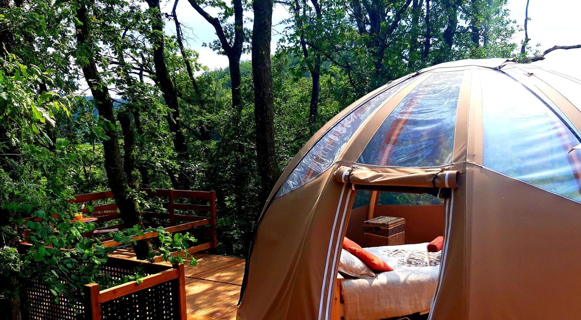 Le Mobil'Dome A Marie Hotel Cambounes Buitenkant foto