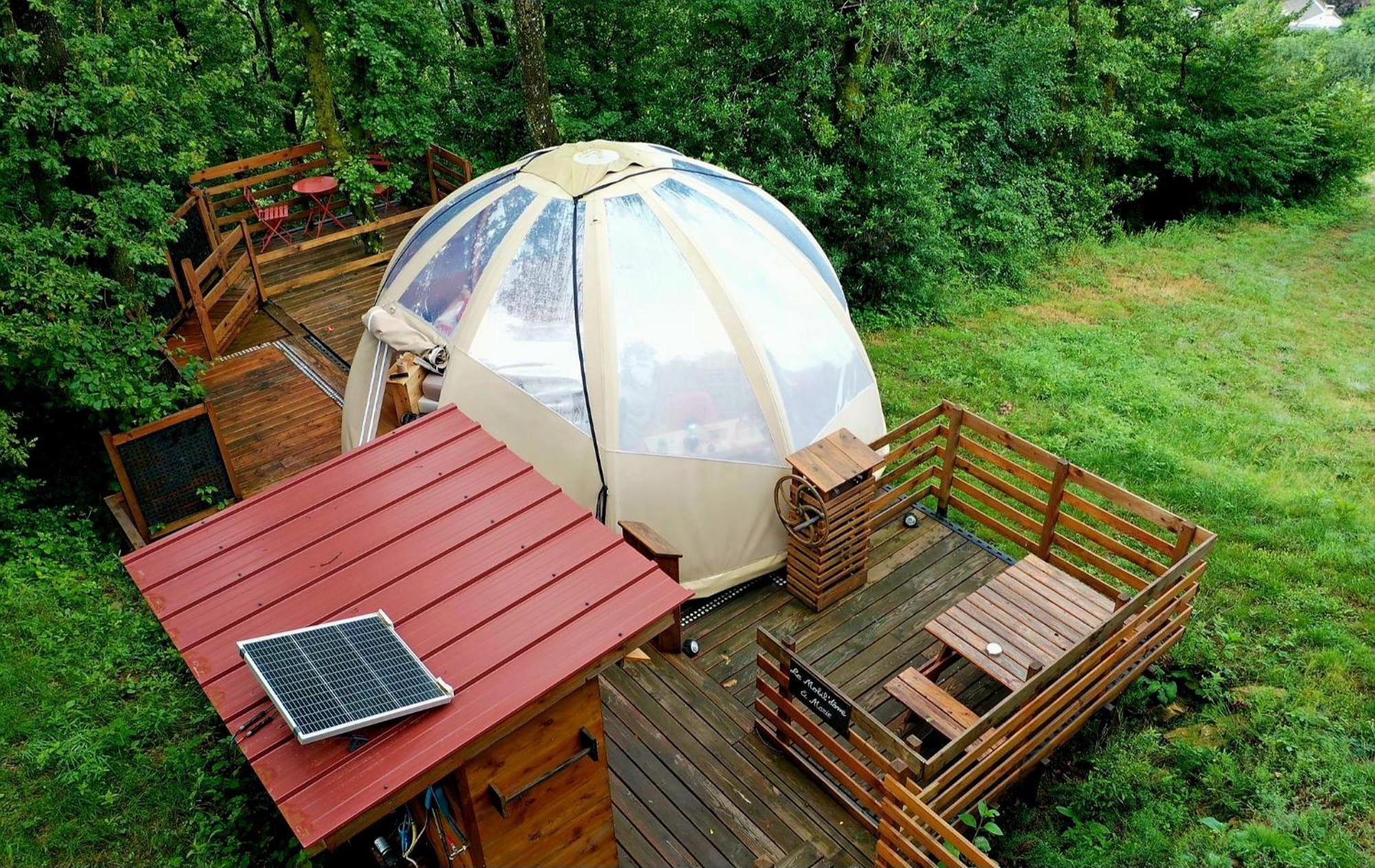 Le Mobil'Dome A Marie Hotel Cambounes Buitenkant foto